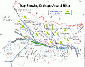Drainage system and Rivers of Bihar