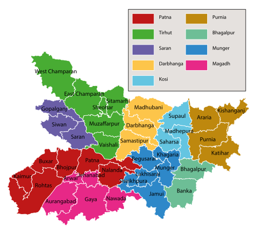 District and Divisions of Bihar part 3 – Bihar PSC Exam Notes